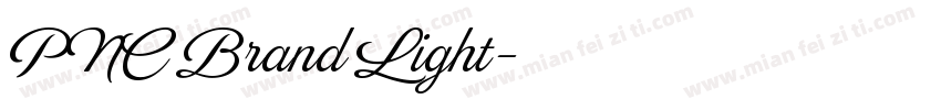 PNC Brand Light字体转换